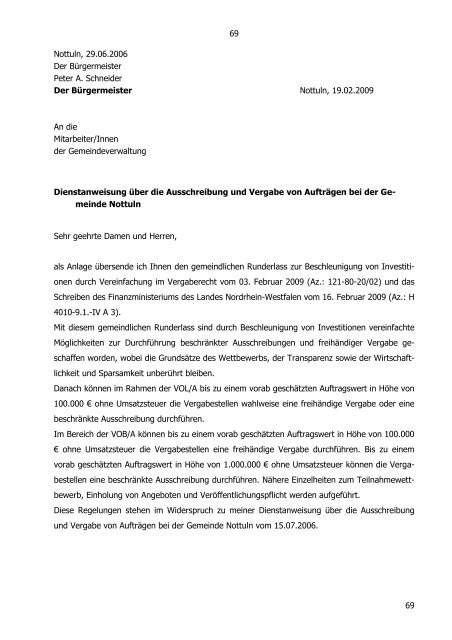 ortsrecht online - Gemeinde Nottuln