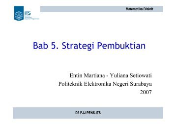 Minggu5-Strategi Pembuktian.pdf - Lecturer EEPIS