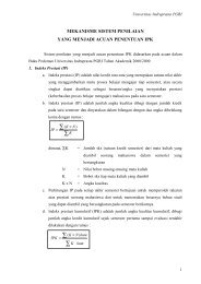 Mekanisme Sistem Penilaian - UNINDRA