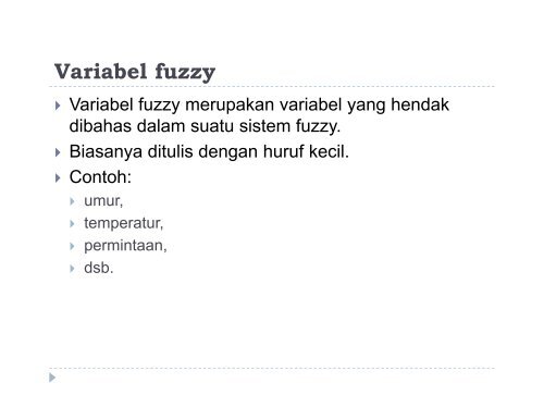 Himpunan Fuzzy