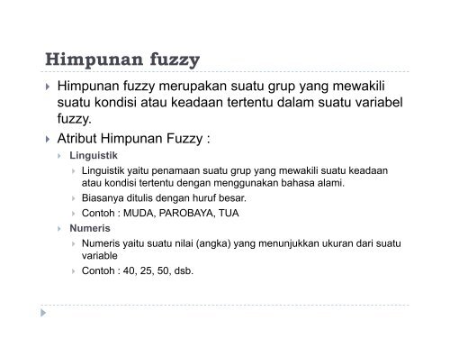 Himpunan Fuzzy