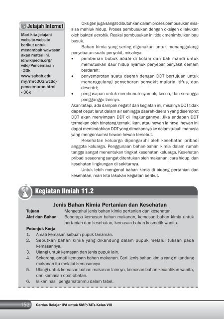 Kelas 8 – Ilmu Pengetahuan Alam