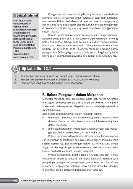 Kelas 8 – Ilmu Pengetahuan Alam