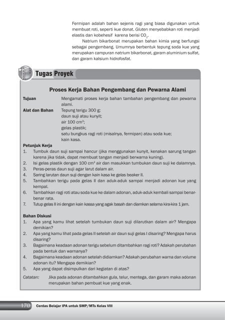 Kelas 8 – Ilmu Pengetahuan Alam