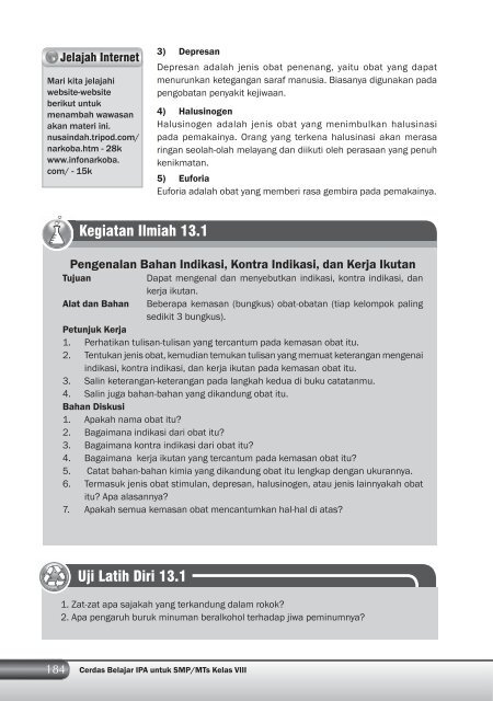 Kelas 8 – Ilmu Pengetahuan Alam