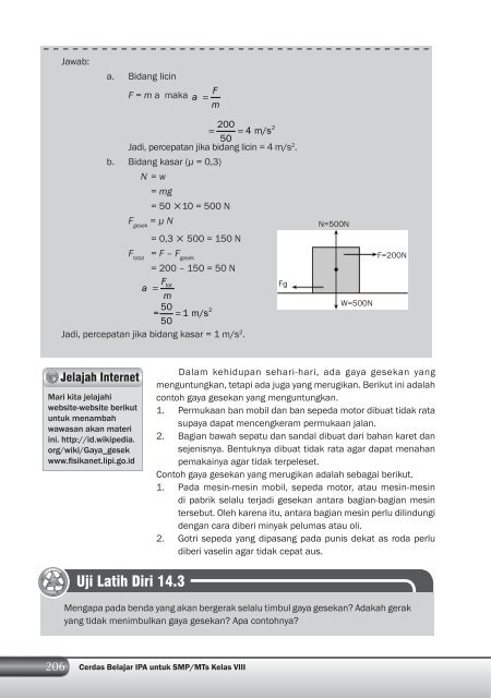 Kelas 8 – Ilmu Pengetahuan Alam