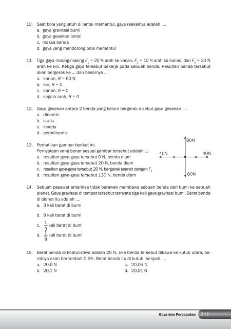 Kelas 8 – Ilmu Pengetahuan Alam