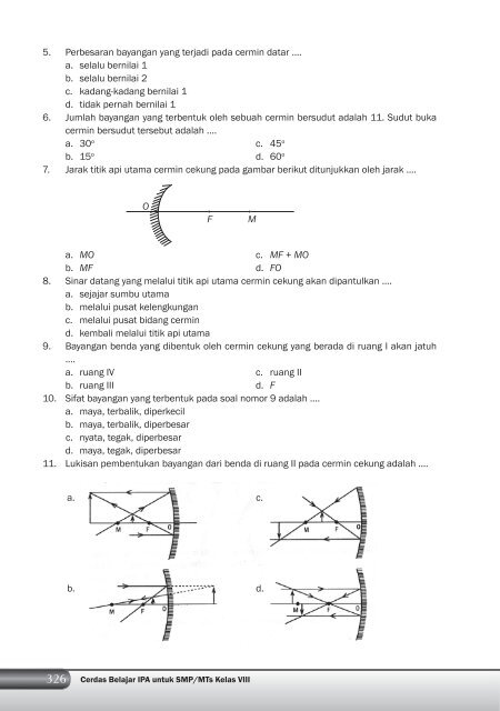 Kelas 8 – Ilmu Pengetahuan Alam