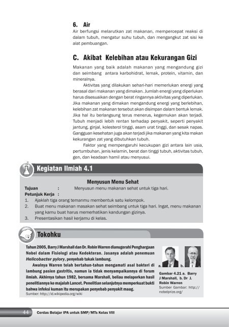 Kelas 8 – Ilmu Pengetahuan Alam