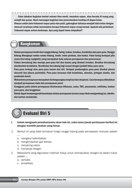 Kelas 8 – Ilmu Pengetahuan Alam