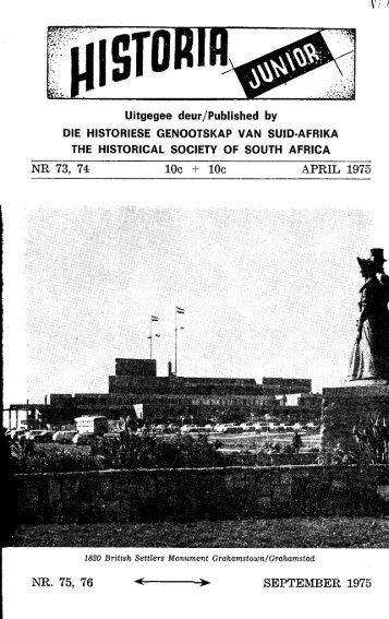 1820 Setlaars Grahamstad monument en herdenking