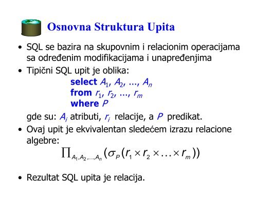 Upitni Jezici - kondor.etf.rs