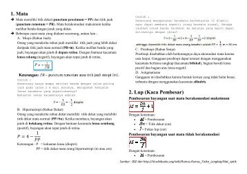 1. Mata 2. Lup (Kaca Pembesar) ca Pembesar) - Math-Physics