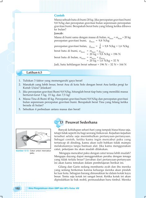 Kelas VIII_SMP_IPA_Wasis.pdf - FTP LIPI