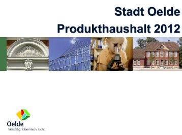 Doppischer Produktplan 2012 - Oelde