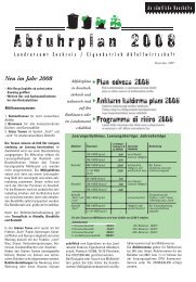 Abfuhrplan 2008 - Gemeinde Ötisheim