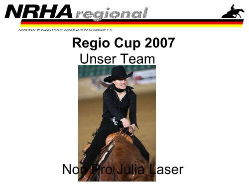 Regio Cup 2007 - NRHA