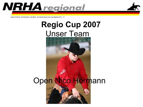 Regio Cup 2007 - NRHA