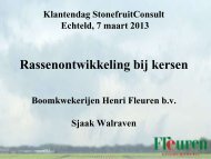 Rassenontwikkeling bij kersen - DLV Plant