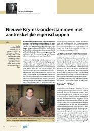 Nieuwe Krymsk-onderstammen met aantrekkelijke eigenschappen