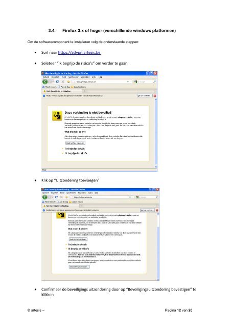 Handleiding SSL-VPN toegang - Artesis Hogeschool Antwerpen