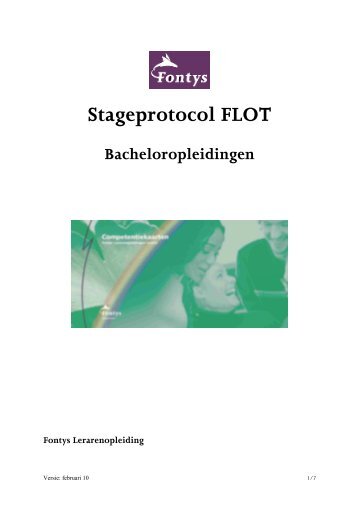 Stageprotocol FLOT