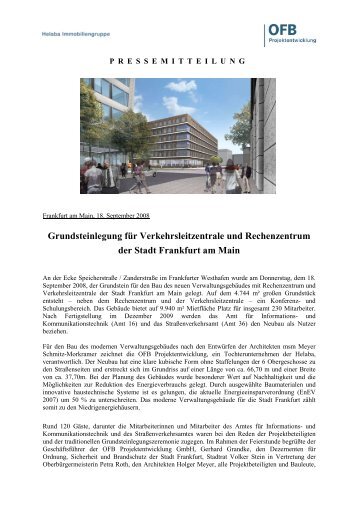 080918_Grundsteinlegung IKT - OFB Projektentwicklung