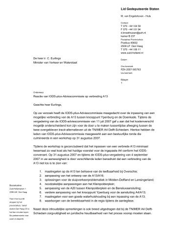 Brief downloaden - Integrale Ontwikkeling tussen Delft en Schiedam