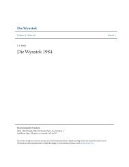 Die Wynstok 1984