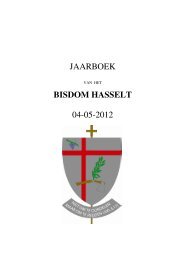 JAARBOEK BISDOM HASSELT 04-05-2012