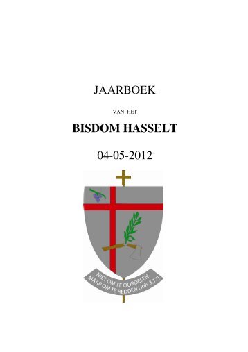 JAARBOEK BISDOM HASSELT 04-05-2012