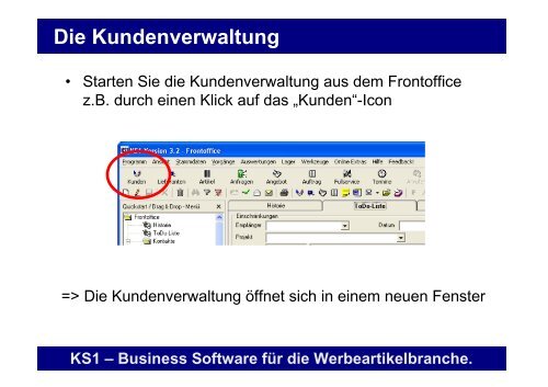 Erste Schritte mit KS1 3.2 - Offene Systeme Software!