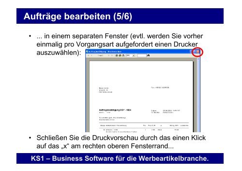 Erste Schritte mit KS1 3.2 - Offene Systeme Software!