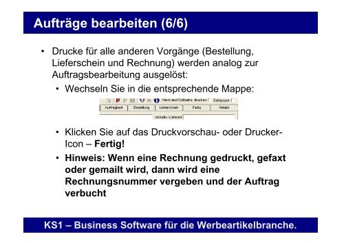 Erste Schritte mit KS1 3.2 - Offene Systeme Software!