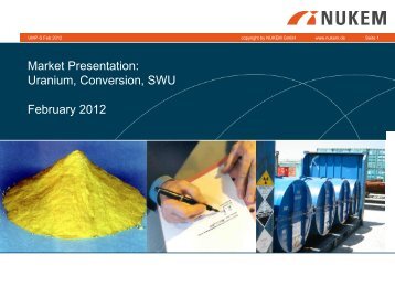 Market Presentation - NUKEM