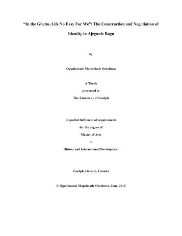 Thesis. Ogunbowale. Mopelolade. Oreoluwa..pdf - University of ...