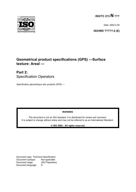 213N470-3 ... - of ISO/TC 213