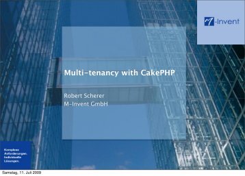 Multi-tenancy with CakePHP