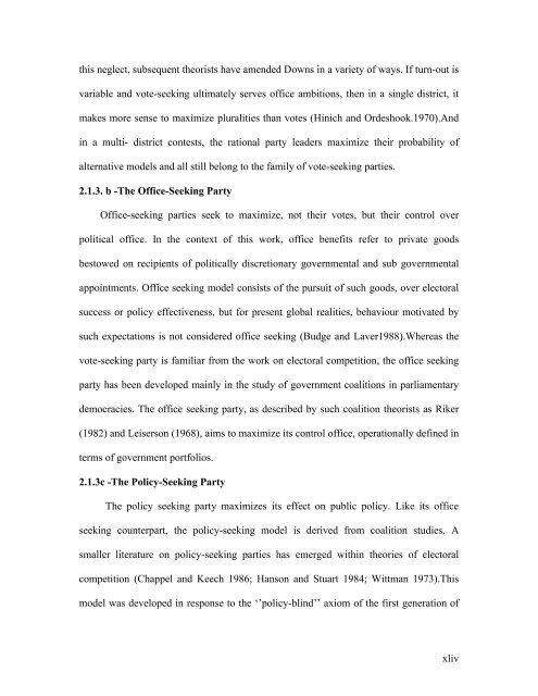 leadership crises and decline of opposition parties in