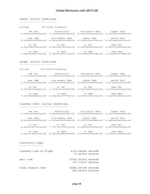 Orbital Maneuvers - Orbital and Celestial Mechanics Website