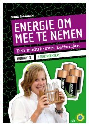 Energie om mee te nemen leerlingentekst - Nieuwe scheikunde