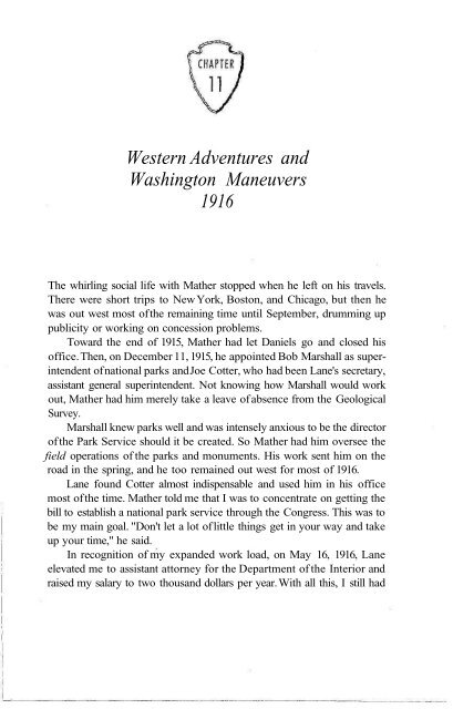 Western Adventures and Washington Maneuvers 1916