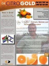 Newsletter Nov Dec 2012 - Citrogold