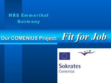 Fit for Job - Johann Comenius Schule Emmerthal