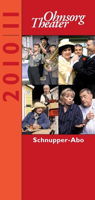 Schnupper-Abo - Ohnsorg Theater