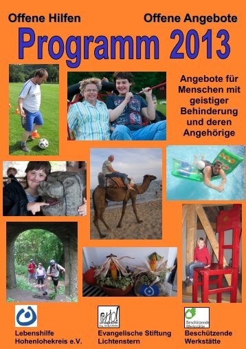 Jahresprogramm 2013 als PDF - Offene Hilfen Öhringen