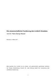 Die wissenschaftliche Fundierung des Limbic® Ansatzes - Gruppe ...