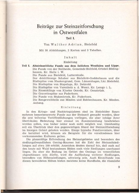 Beiträge zur Steinzeitforschung in Ostwestfalen (Teil I), Bd. 13, 9-94.