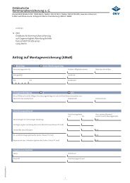 Antrag auf Montageversicherung (AMoB) - OKV-online