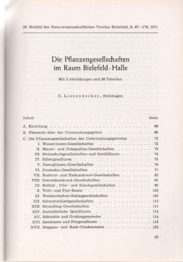 20. Bericht des Naturwissenschaftlichen Vereins Bielefeld, S. 67 ...